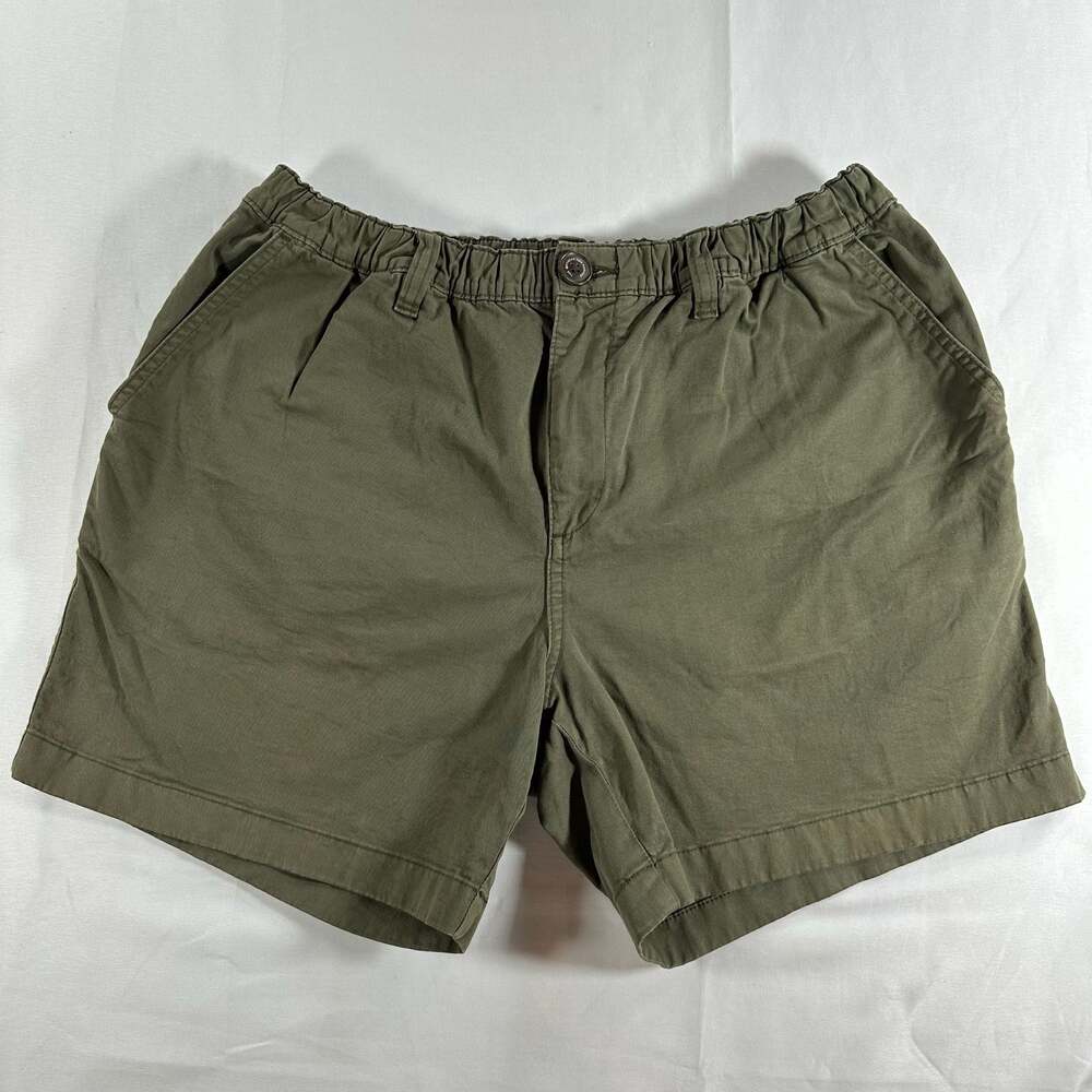 Chubbies The Forests 5.5" Inseam Regular Fit Olive Green Cotton Shorts